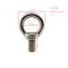304 Stainless Steel M8 Lifting Rigging Eyebolt Ring Shaped with