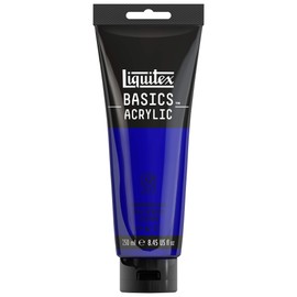 LIQUITEX Basics Acrylic Paint, Ultramarine Blue, 250 ml Tube