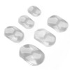 6pcs Watch Date Calendar Magnifying Glass Professional Convexity Watch Parts