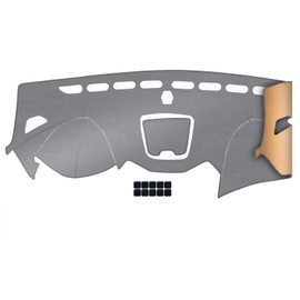 KEYOOG Dashboard Cover Dash Mat Fit for Hy-undai 2018-2013 Santa Fe,Santa Fe Sport (without HUD Models),Car Dash Board Mat Anti-Glare Carpet,Non-Slip Pad Sunshield Protector (Grey)