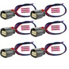 6PCS Ignition Coil Connector Wiring Harness Compatible with Ford Lincoln