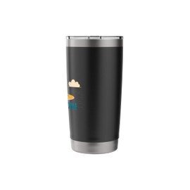 SUP Stand-Up Paddle board Cat Cute Stand-UP Pawddle Stainless Steel Insulated Tumbler