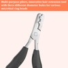 Hair Extension Pliers Tool for Fusion and Keratin Bond, Flat