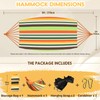 ANYOO Cotton Hammock Portable Camping Hammocks for Hanging Sturdy Garden