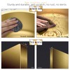 12In Round Gold Kitchen sink 304 Stainless Steel Countertop in