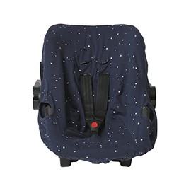 VERTBAUDET 0+ Navy Blue Stars Printed Elastic Seat Cover