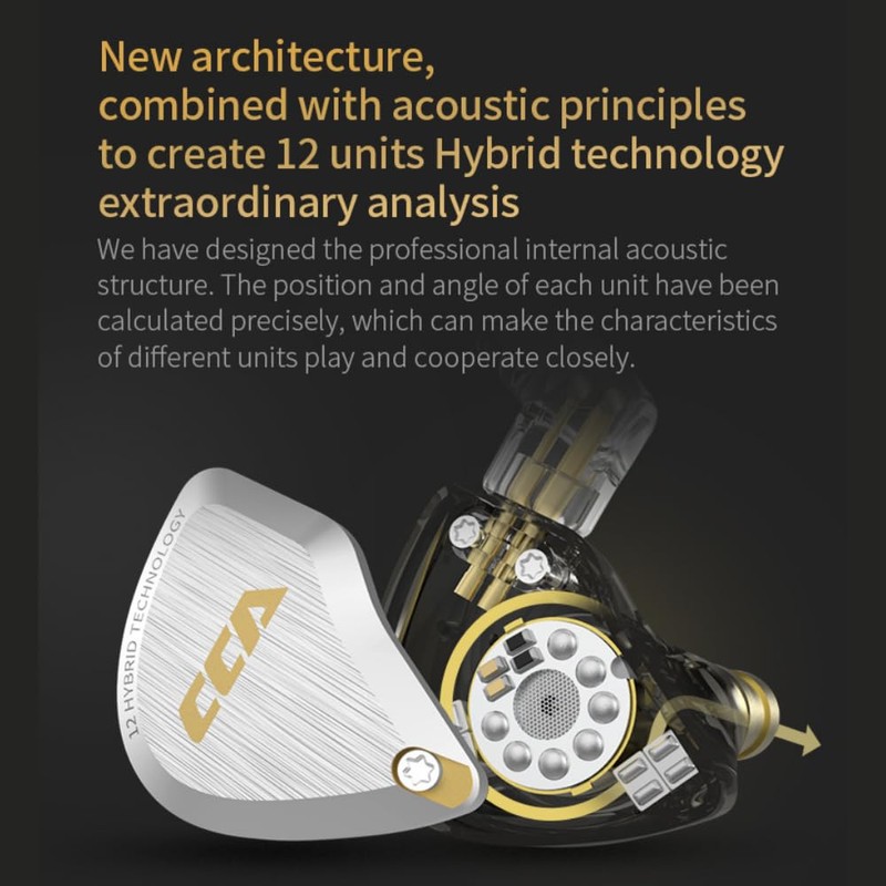 KZ CCA C12 Earbuds with Microphone