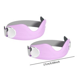 Harilla 2 Stücke Patella Knie -Träger Knieband Sturdes Beschützer Kniestabilisator Stütze Klammer für Kniebeugen Trainingstraining Basketball, Lila