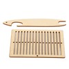 2Pcs Belt Weaving Kit, Handmade Poplar Loom Tools for Bracelet