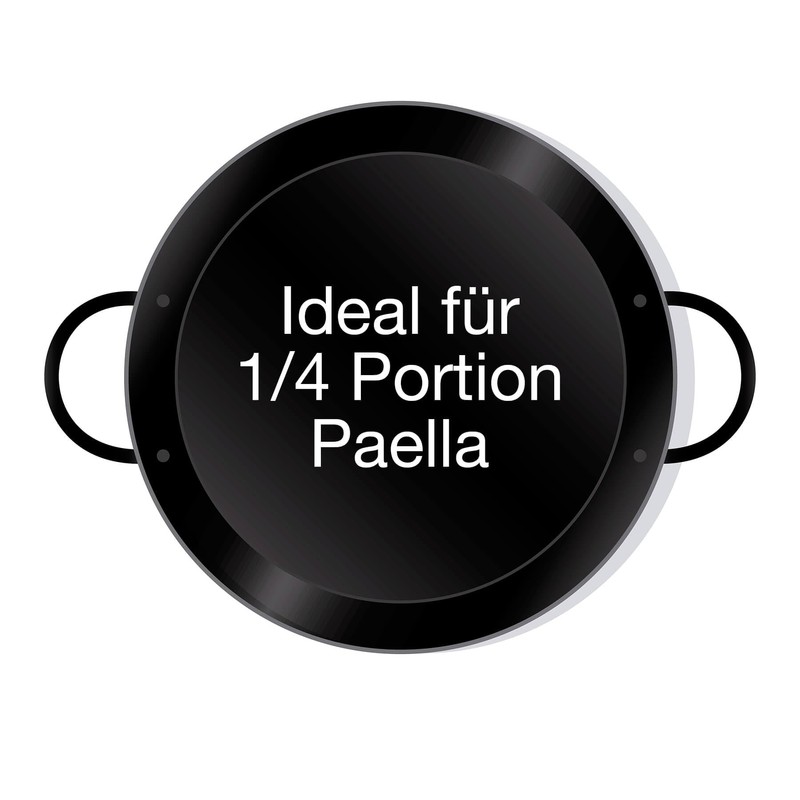 Paella World 10 cm Diameter Enamelled Steel Paella Pan