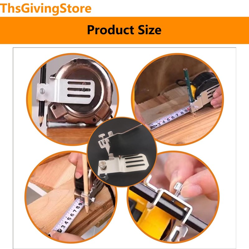 Tape Measure Pencil Holder, Digital Tape Measure Scribing Tool Pencil