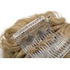 Scrunchy Updo Combs Ponytail Hair Extensions Clip in Bun Claw