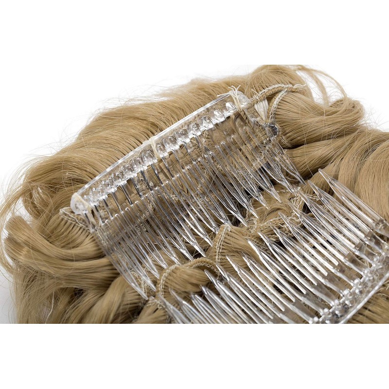 Scrunchy Updo Combs Ponytail Hair Extensions Clip in Bun Claw