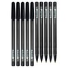 UnikStic Ballpoint Pens, BLACK, Medium Point (1.0mm), Pack of 10,