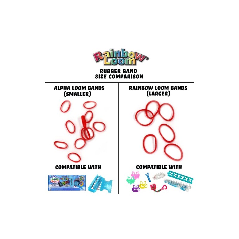 Rainbow Loom® Alpha Bands for Alpha Loom: Gold Rubber Bands