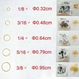 1Bag 100Pcs 3.5Oz Dental Orthodontic Elastics Braces Rubber Bands Power Chains 5 Size 5 Animal Packages,monkey