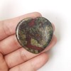 Manekieko Manekieko Natural Dragon Blood Jasper Heart Chakra Thumb Worry