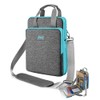 ZINZ 12.3-13 Inch Travel Laptop Shoulder Bag with Expandable Compartment