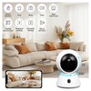 Iridsmole 2K WiFi Security Camera Indoor, Pet Camera with Phone