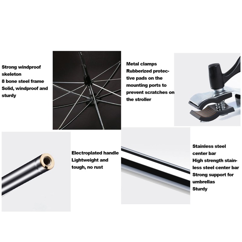 Baby Stroller Parasol Clip On Baby Pram Sun Shade Sun