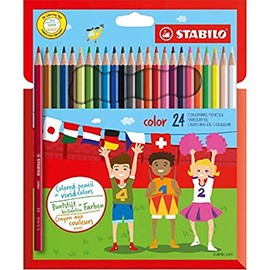 Colouring Pencil - STABILO color wallet of 24 assorted colours