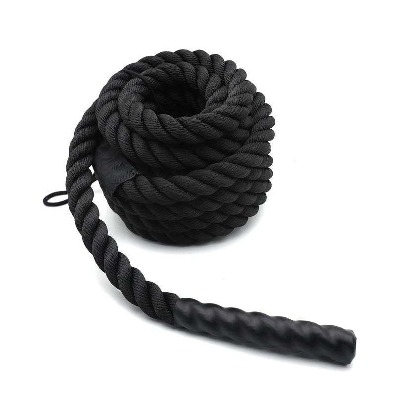 HTTMT- 1.5"/30ft Sports Exercise Training Battle Rope Strength Cardio Workout