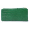Lanvin Collection 65-6712 Women's Long Wallet, L-Shaped Zipper, Lamer Purse,