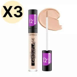 Catrice 캐트리스 리퀴드 커버 컨실러 05 라이트 내추럴 X3개 Catris Liquid Cover Concealer 05 Light Natural X3ea