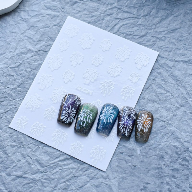 Black and White Lattice Houndstooth Leopard Zebra Pattern Nail Stickers