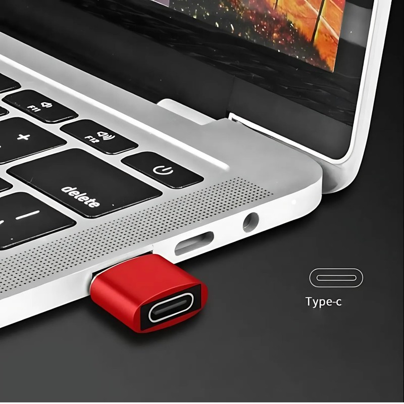 Betron USB to USB C Adapter, Compact Design, 3 Pack