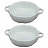 Pumpkin Ceramic Baking Dish Set Of 2 with Handles Oven