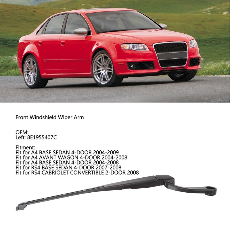 Front Windshield Wiper Arm Low Noise Efficient Automobile Front Windshield