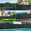 DAWNOVO 4' x 12' Privacy Fence Screen with Brass Grommets