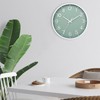 Moiubik Wall Clock 10 Inch Silent Quartz Non Ticking Modern