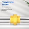 ERGAOBOY 1Pcs Brass Union, 1" BSP Threads Female Pipe Fitting,