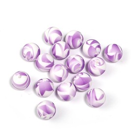 【B170】 Beads for DIY Projects: 15mm Round, Mixed Color, 30Qty PRINT, 50Qty SOLID Silicone Beads - B170:_#170 YM516