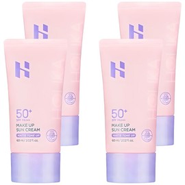 Holika Holika Makeup Sun Cream SPF50+ PA+++, 60ml, 4 pieces / 홀리카홀리카 메이크업 선크림 SPF50+ PA+++, 60ml, 4개