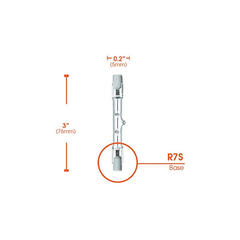 Xtricity T3 J Type Bulb Double Ended RSC Base Halogen