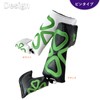 Putter Cover Pin Clover with Key Ring Embroidery Putter Cover