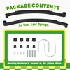 WUTIST Heavy Duty Rear 2-Leaf Spring Kit Compatible with 2008-UP