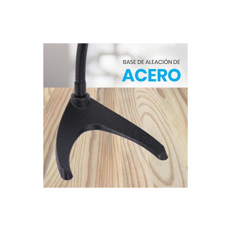 Pyle Soporte de Micrófono de Escritorio, Soporte Universal para Micrófono