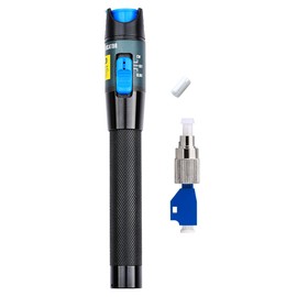 Fiber Optic Cable Tester Visual Fault Locator 5KM/VFL with FC Male to LC Female Adaptor