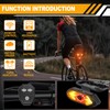 Bike taillight USB Bike Turn Signal with Remote Control Bicycle