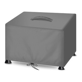 Meat Slicer Dust Cover for 12" Commercial Slicers, 24" L x 20" W x 20" H, Compatible with KWS, VEVOR, LEM, and All Table Top Electric Slicer with 12 inch Blade - XL, Grey