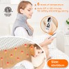 Mia&Coco Electric Heating Pad for Back Neck and Shoulders (Grey,