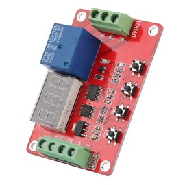 Digital Window Voltage Comparator Multi-Function Voltage Monitoring Controller Red DVB01 Digital Window Voltage Comparator/Voltage Measurement Module 12V/24V(12V)