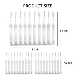 Pack of 50 Mini Shower Head Cleaning Brush, Cleaning Brush, Shower Head Cleaning Brush, Multifunctional Gap Cleaning Brush, Shower Nozzles Cleaning Brush
