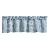 Enchanted Farmhouse Flower Window Valance Blue White 60" x 14"