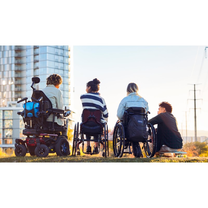 JanSport Central Adaptive Pack Wheelchair And Walker Compatible Backpack, Blue