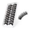 MAEXUS 10 Pairs Extra Long False Eyelashes Super Dense False